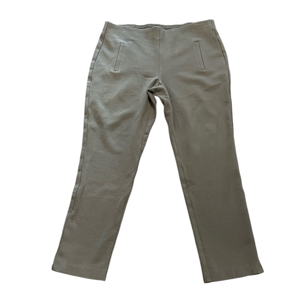 CHICOS WOMENS CAMEL COLOR STRETCHY LEGGING PANTS SIZE 0